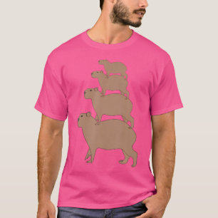 Camiseta Funny Capybara Pirámide Capybara Viajando en Capyb