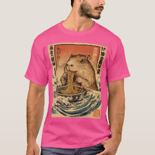 Camiseta Funny Capybara Ramen Noodle japonés Anime Manga K