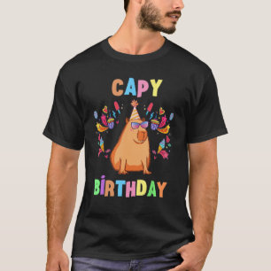 Camiseta Funny Capybara Rodent Animal Capybara Lover Nacido