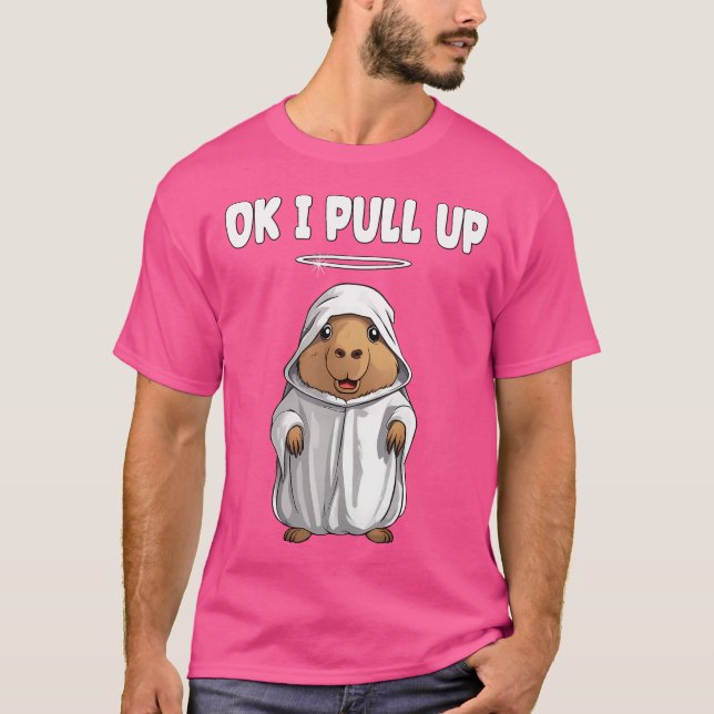 Camiseta Funny Capybaras Ok, Tiro El Capibara (Anverso)