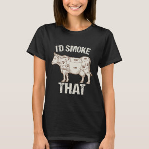 Camiseta Funny Carnicero Sarcástico Cocinero Bbq Humaría El