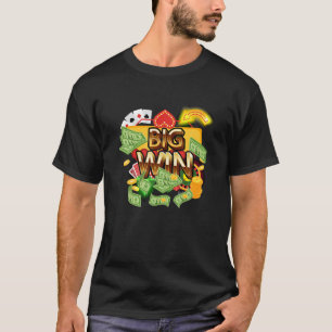 Camiseta Funny Casino Big Win Slot Machine  