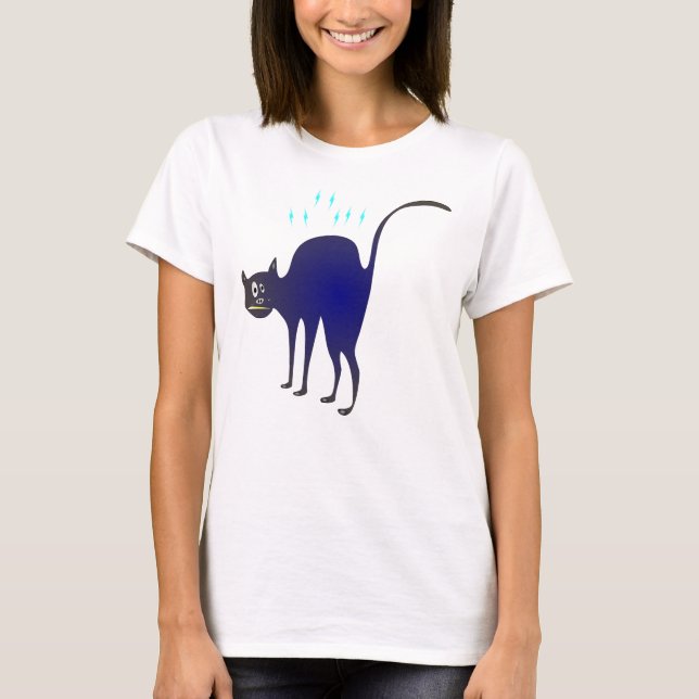 Camiseta funny cat (Anverso)
