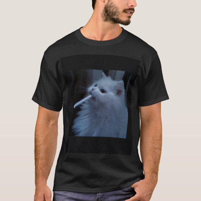 CAMISETA FUNNY CAT (Anverso)