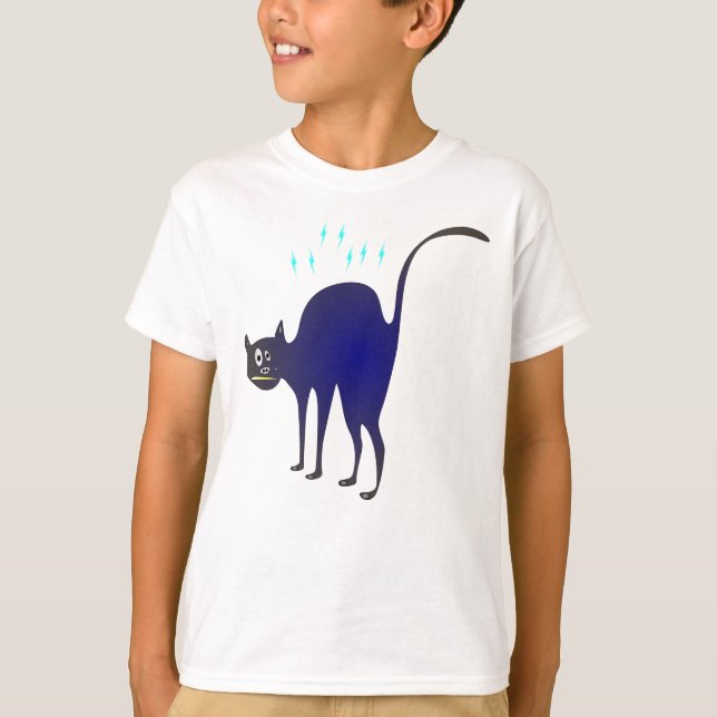 Camiseta funny cat (Anverso)
