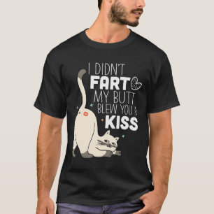 Camiseta FUNNY CAT BUTT No hice Fart Cat Butt Regalos