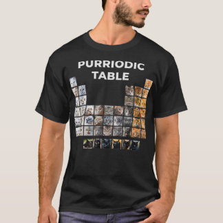 Camiseta Funny Cat Chemistry Pun Periodic Table Gift For