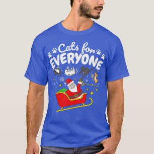 Camiseta Funny Cat Christmas Cats for Everyone