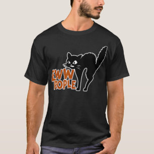 Camiseta Funny Cat Design Eww People