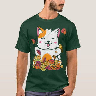 Camiseta Funny Cat Fall Otoño Sale del Kit del Mascota de e