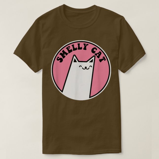 Camiseta Funny cat friends song SMELLY CATCat Lovers Gift  (Diseño del anverso)