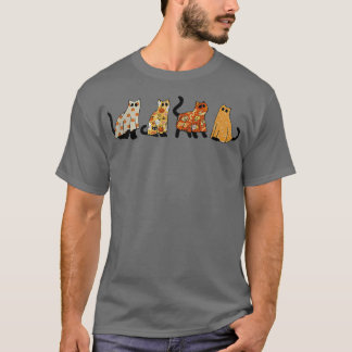 Camiseta Funny cat ghost black cat Halloween for Cat Kitty 