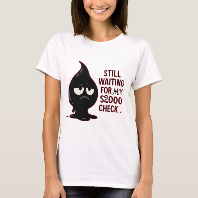 Camiseta Funny Cat Graphic T-Shirt – Still Waiting For My S (Anverso)