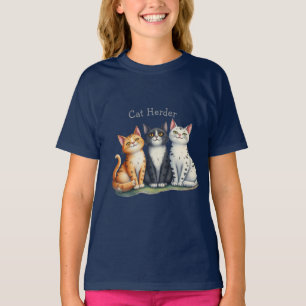 Camiseta Funny Cat Herder para el amante del gato