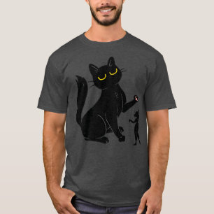Camiseta Funny Cat & Human Puppet