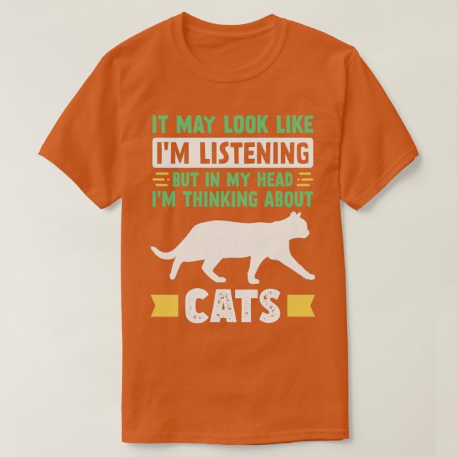 Camiseta Funny Cat Lover (Diseño del anverso)
