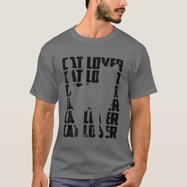 Camiseta Funny Cat Lover (Anverso)