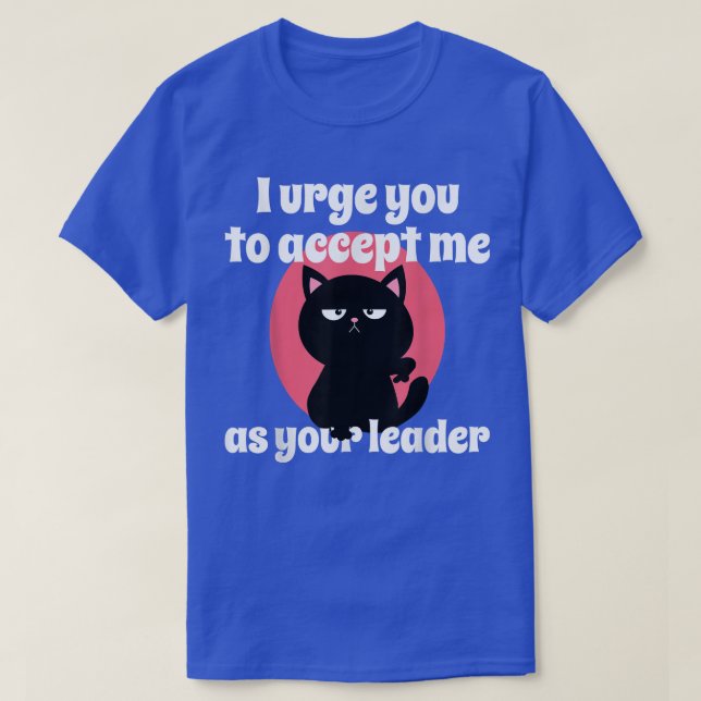 Camiseta Funny Cat Lover Black Kitten Dueño  (Diseño del anverso)