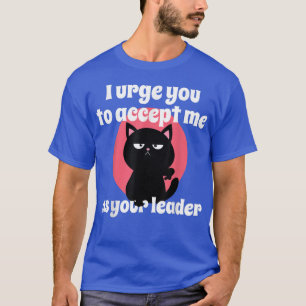 Camiseta Funny Cat Lover Black Kitten Dueño
