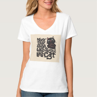 Camiseta Funny Cat Lover Quote Design