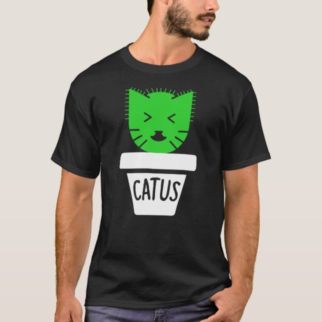 Camiseta Funny Cat Pun - Catus (Anverso)