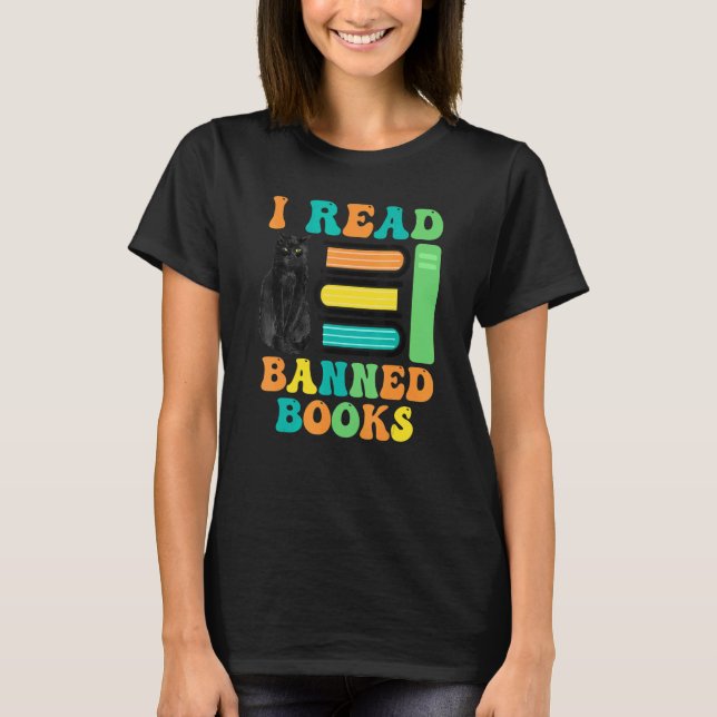Camiseta Funny Cat Reader I Read Banned Books For men and W (Anverso)