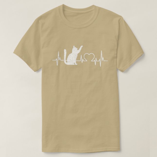 Camiseta Funny Cat s for Women - Meowy Cute Cat Lover Heart (Diseño del anverso)