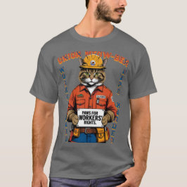 Camiseta Funny Cat Union Member Labour Day desde California