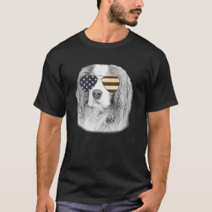 Camiseta Funny Cavalier King Charles Spaniel Dog USA Americ