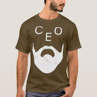 Camiseta Funny CEO con barba