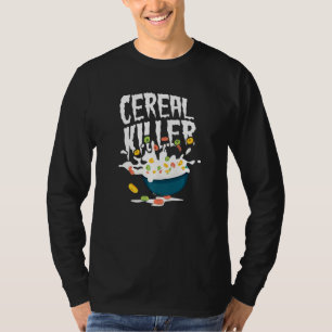Camiseta Funny Cereal Killer Breakfast Foody Humor Brunch F