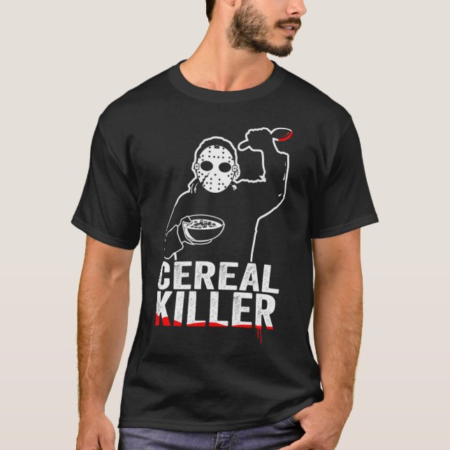 Camiseta Funny Cereal Killer - Desayuno (Anverso)