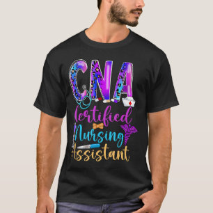 Camiseta Funny Certified Enfermería Assistant Cna Squad Wom