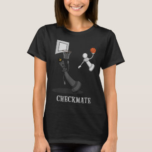 Camiseta Funny Checkmate Chess Basketball Game Board King P