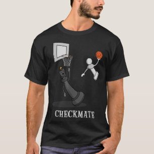 Camiseta Funny Checkmate Chess Basketball Game Board King P