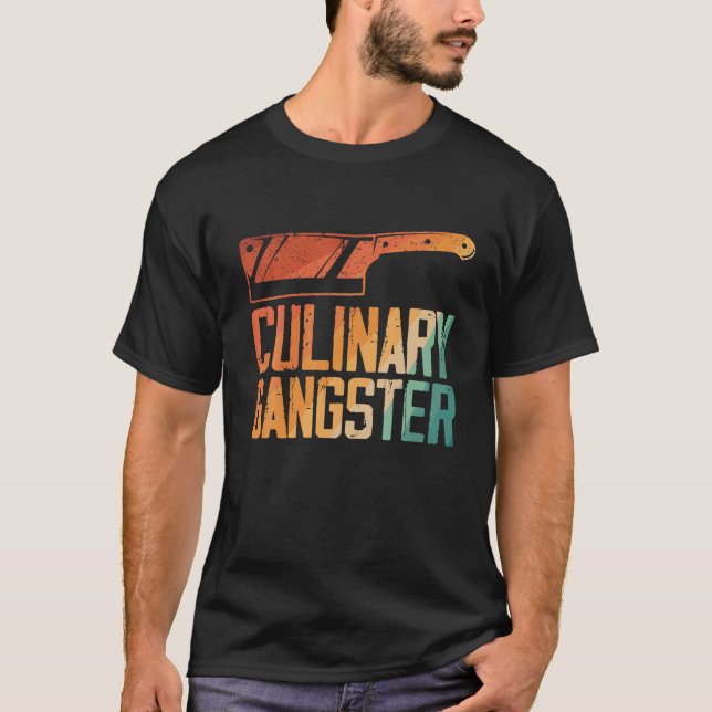 Camiseta Funny Chef Art Men Restaurante Cocina Comida C (Anverso)