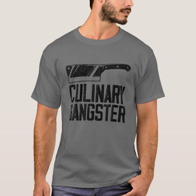 Camiseta Funny Chef Art Men Restaurante Cocina Comida C (Anverso)