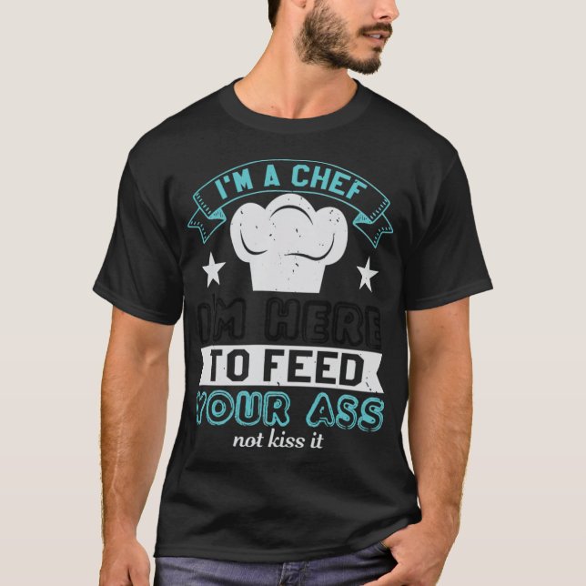 Camiseta Funny Chef cocinero de construcción de cumpleaños  (Anverso)