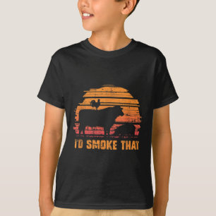 Camiseta Funny Chef De Bbq Humeó Esa Barbacoa