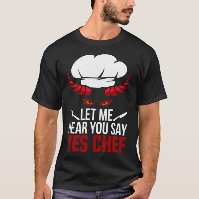 Camiseta Funny chef fiesta donut cita (Anverso)