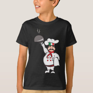 Camiseta Funny chef italiano camarero comida pizzería itali