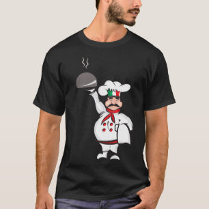 Camiseta Funny chef italiano camarero comida pizzería itali