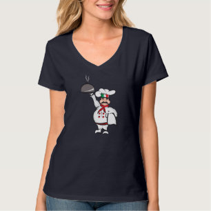 Camiseta Funny chef italiano camarero comida pizzería itali