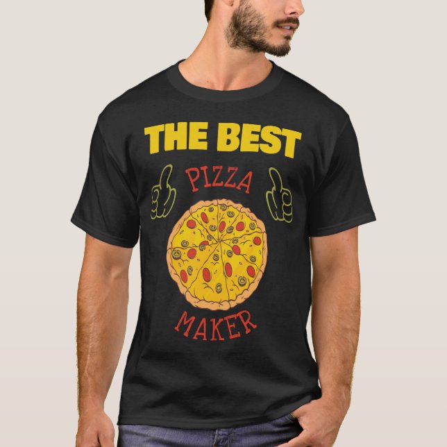 Camiseta Funny Chef Mejor Pizza Maker Cook (Anverso)