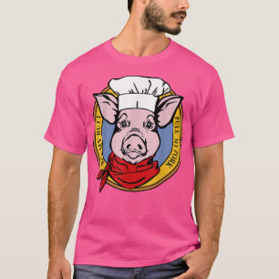 Camiseta Funny Chef Pig Grilling Pull My Pork Barbecue Gril