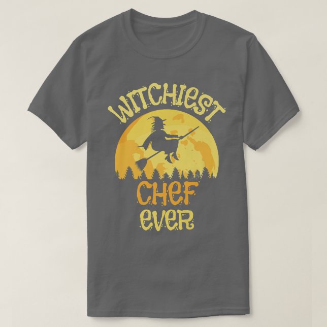 Camiseta Funny Chef Witch Halloween Humor 3730373  (Diseño del anverso)
