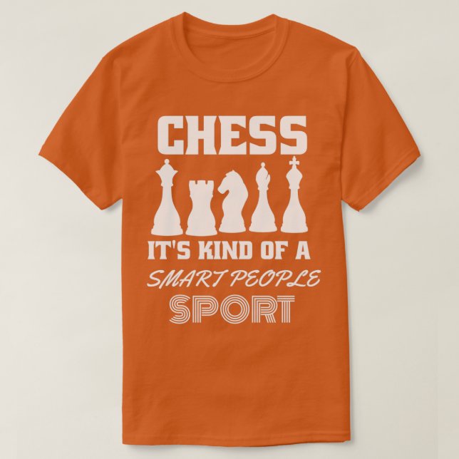 Camiseta Funny Chess Player (Diseño del anverso)