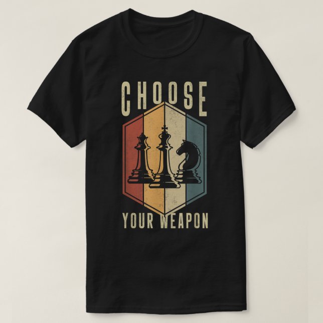 Camiseta Funny Chess Player Strategy Design (Diseño del anverso)