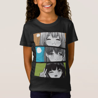 Camiseta Funny Chica de anime estética japonesa Kawaii Otak