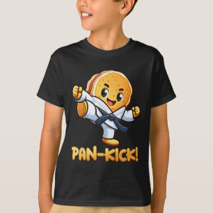 Camiseta Funny Chica de crepes Pan Karate Taekwondo Kick Bo